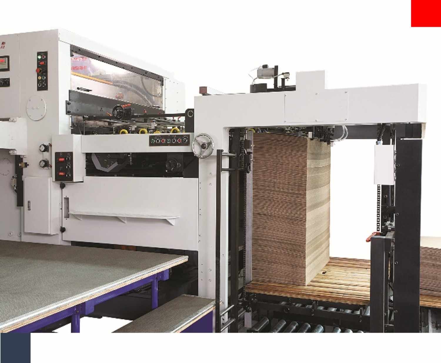 Holzbearbeitungsmaschine in Aktion